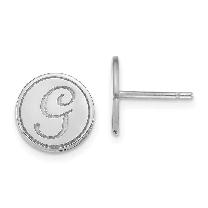 10KW Small Circle Customized Post EarringsWBC10XNE73W WB Choice Jewelry Earrings 10KW Small Circle Customized Post EarringsWBC10XNE73W WB Choice Jewelry Earrings