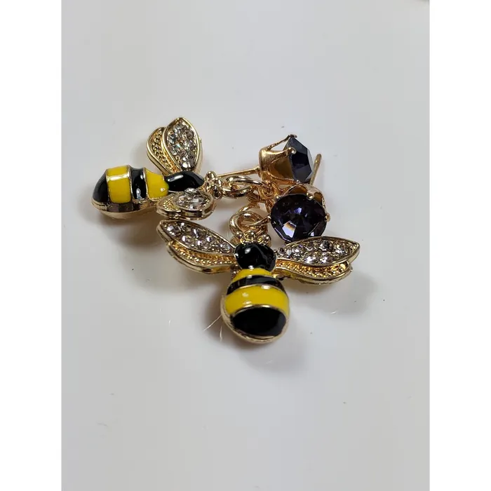 Necklaces The Pink Pigs Honey Bee Necklace Earrings with Austrian Elements Crystal