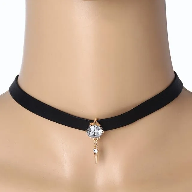 Casual Flannel Elegant Gothic Pendant Necklace For Women sparklingselections Necklaces