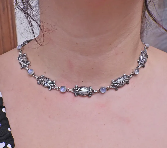 Georg Jensen Necklaces Georg Jensen Grape Moonstone Sterling Silver Necklace 15