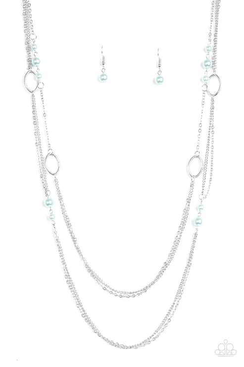Paparazzi Accessories Necklaces The New Girl In Town Blue Necklace Jewelry by Bretta