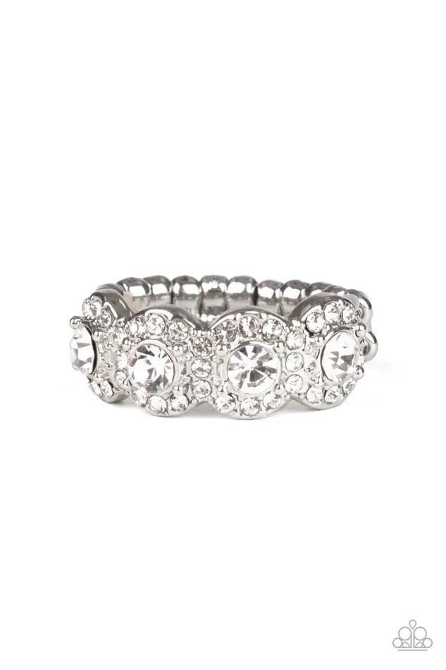Rings Paparazzi Accessories Ever Enlightened White Ring Jewelry by Bretta