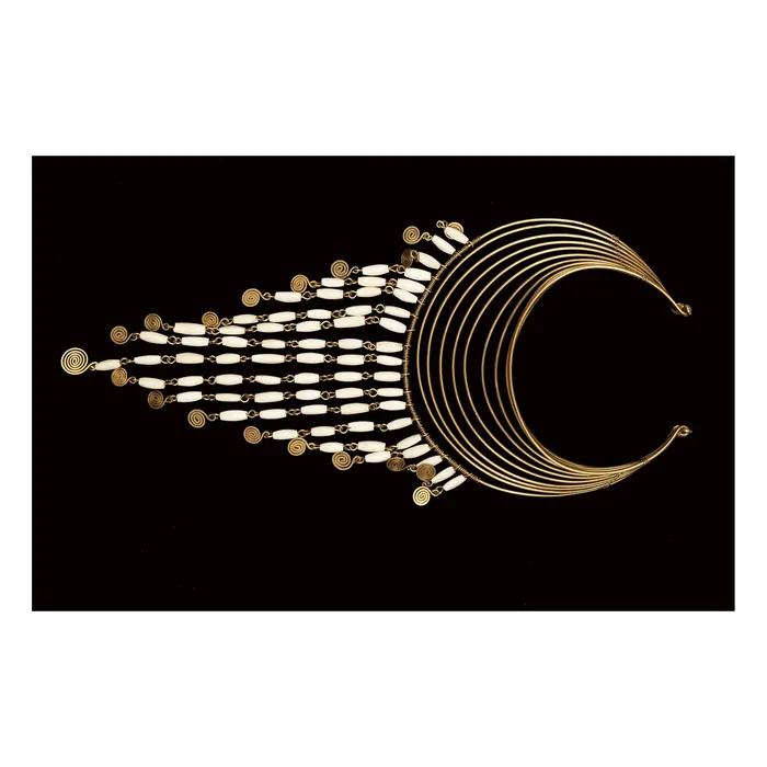 African NecklaceAfrican Goddess Necklace Mwassus Jewelry Necklaces