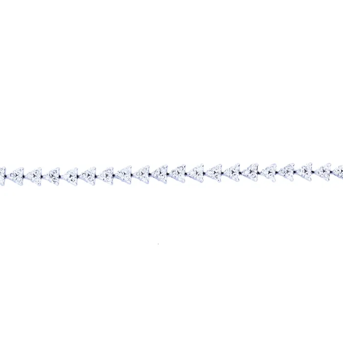 Beauvince Beauvince Tian Diamond Tennis Bracelet 498 ct Diamonds in White Gold Bracelets