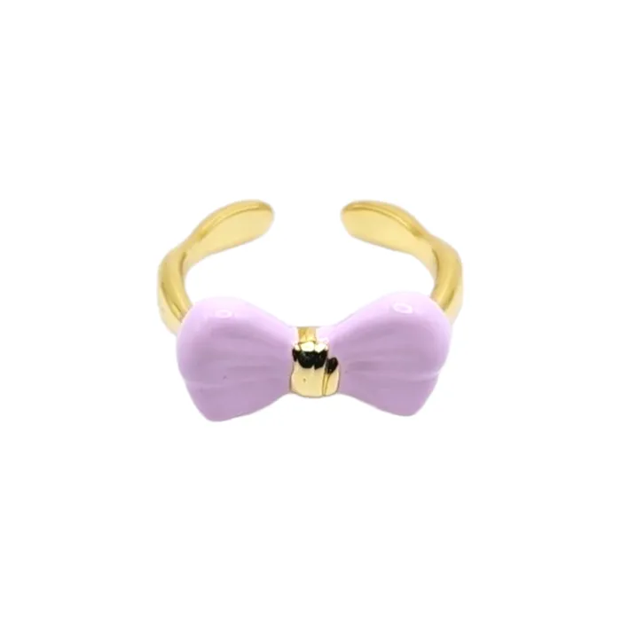 BOW RING in Lilac Love Ko Jewelry Rings