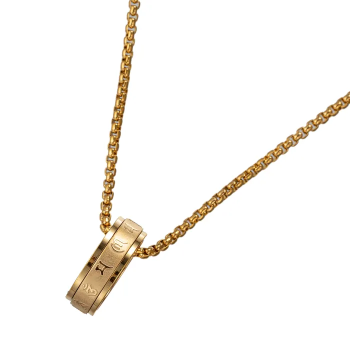 Eye Candy LA Jayden Chain Link Necklace with Ring Necklaces