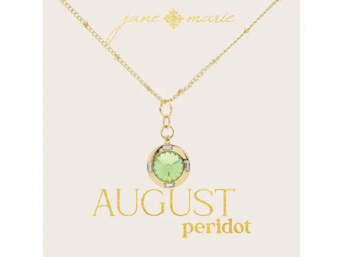 Jane Marie Happy Birthday Necklaces Birthstone Necklaces