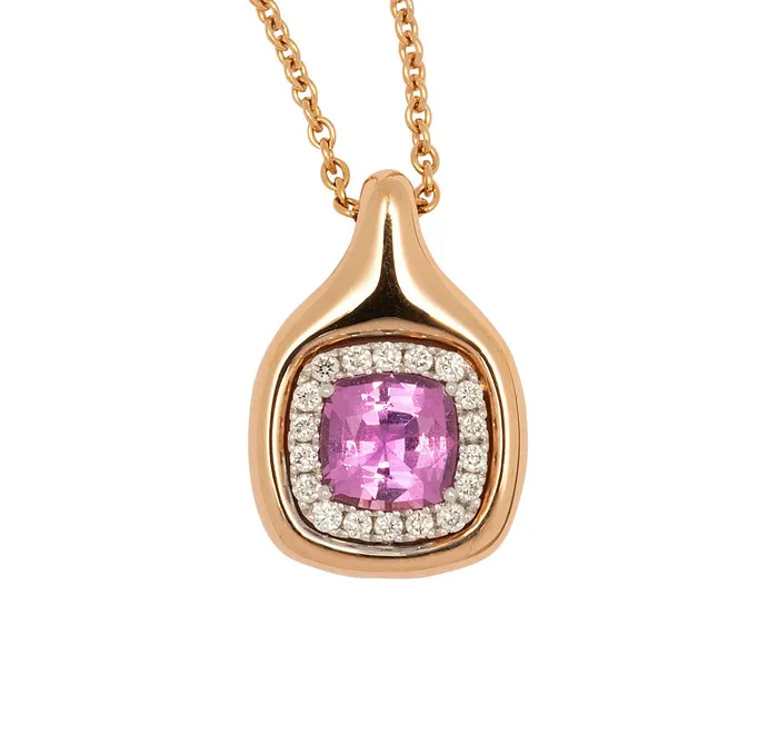 Orchid Sapphire Drop Necklace Spark Necklaces Orchid Sapphire Drop Necklace Spark Necklaces