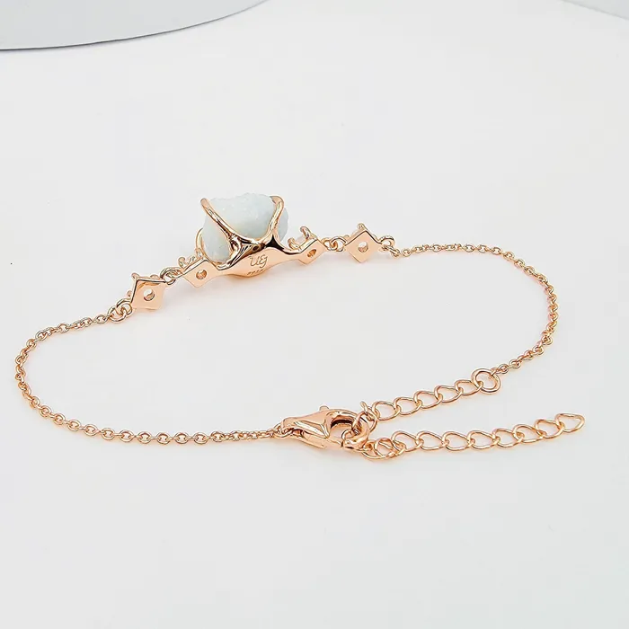 Raw Larimar Chain Bracelet Uniquelan Jewelry Bracelets Raw Larimar Chain Bracelet Uniquelan Jewelry Bracelets