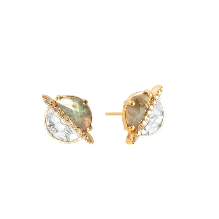 Shana Gulati Earrings Elson Gold Vermeil Stud Earrings