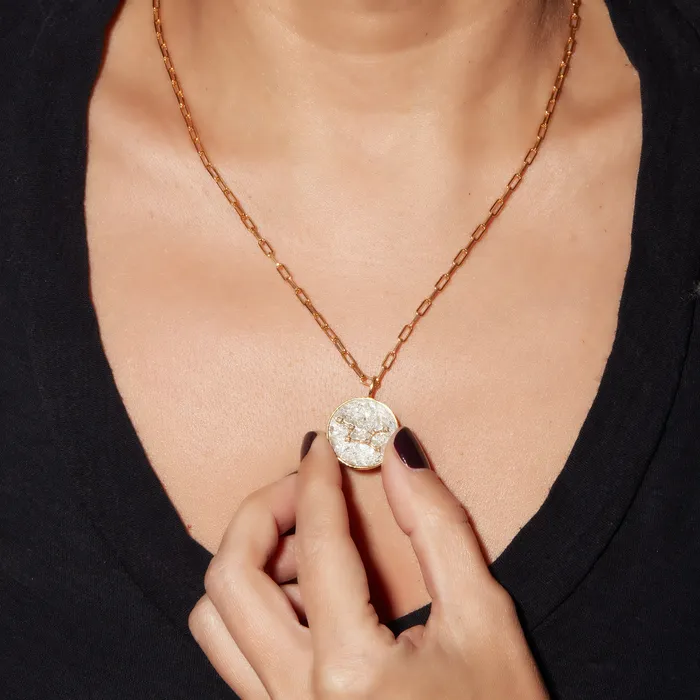 Shana Gulati Jewelry Virgo Gold Vermeil Pendant Necklace Necklaces