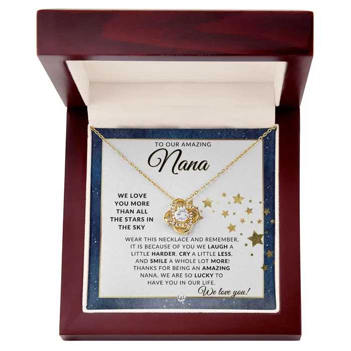 ShineOn Fulfillment Our Nana Gift Meaningful Necklace Great For Mothers Day Christmas Her Birthday Or As An Encouragement Gift Necklaces