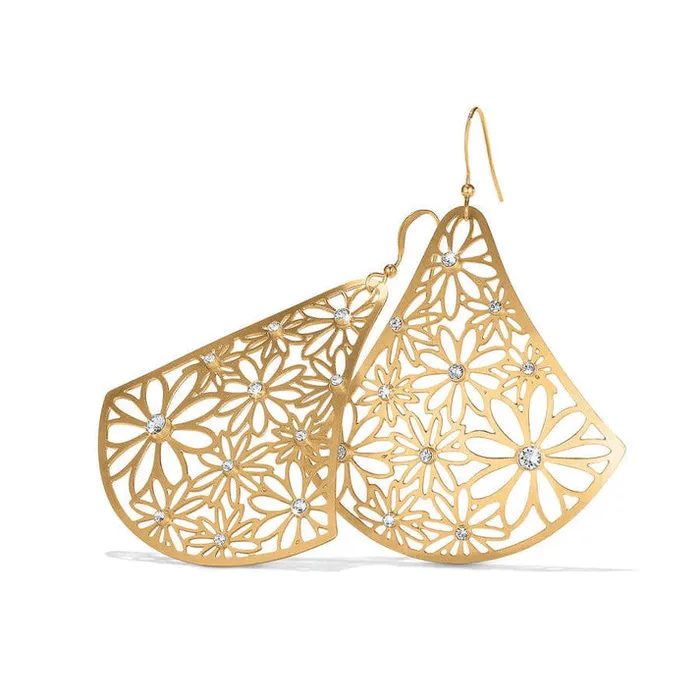Trillion Gold French Wire Earrings Brighton Earrings