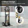 3 In 1 Black Convertible Hand Truck Metal Dolly Cart  |  Sack Trucks Other Tools & Equipment Sack Trucks