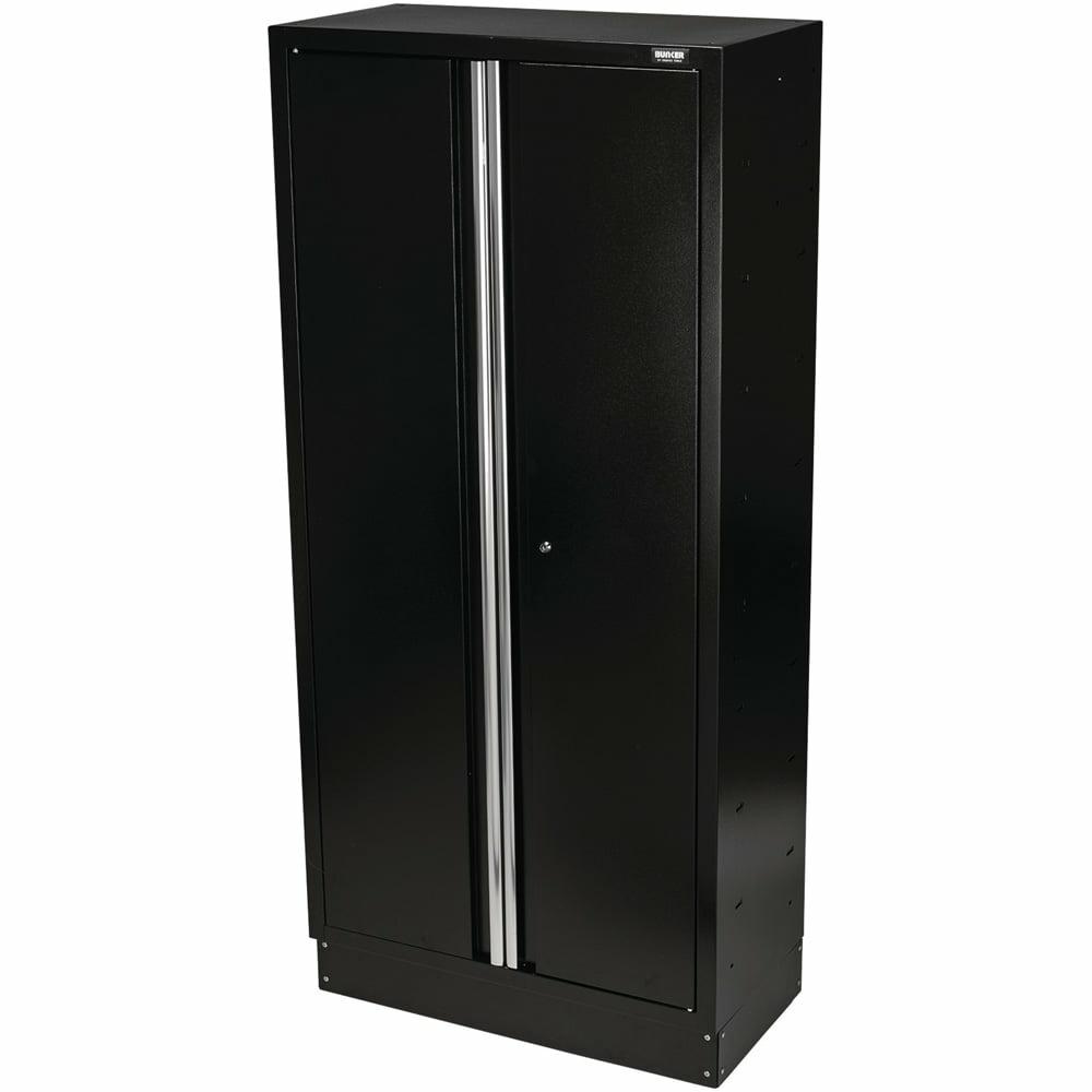 Bunker 2 Door Black Modular Tall Tool Cabinet  |  Tool Storage Other Tools & Equipment Tool Storage