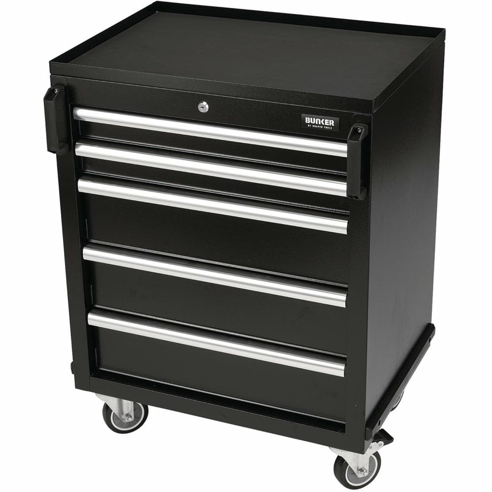 Bunker 5 Drawer Black Modular Tool Cabinet  |  Tool Storage Other Tools & Equipment Tool Storage