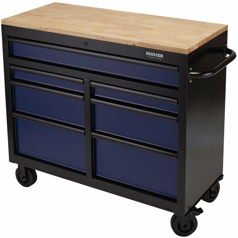 Bunker 7 Drawer Blue Roller Tool Chest  |  Tool Storage Other Tools & Equipment Tool Storage