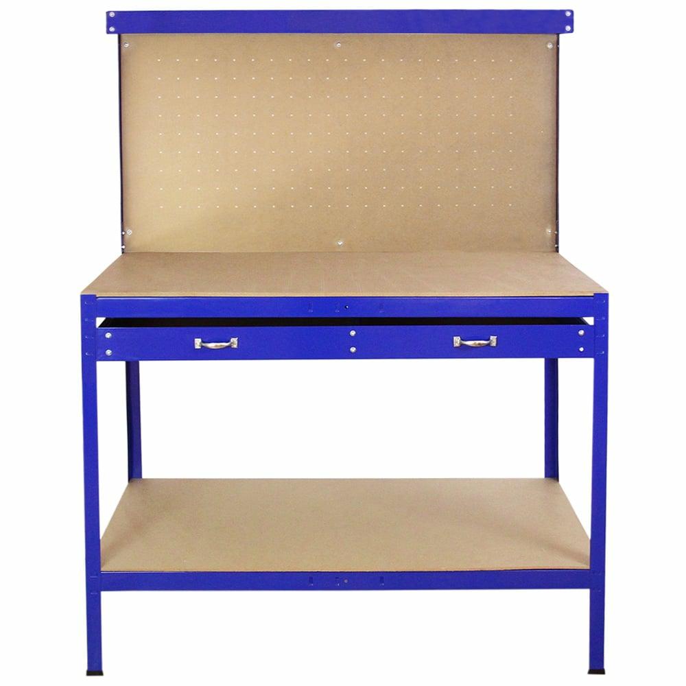 Monster Shop Blue Workbench With Pegboard  |  Workbenches Other Tools & Equipment Workbenches