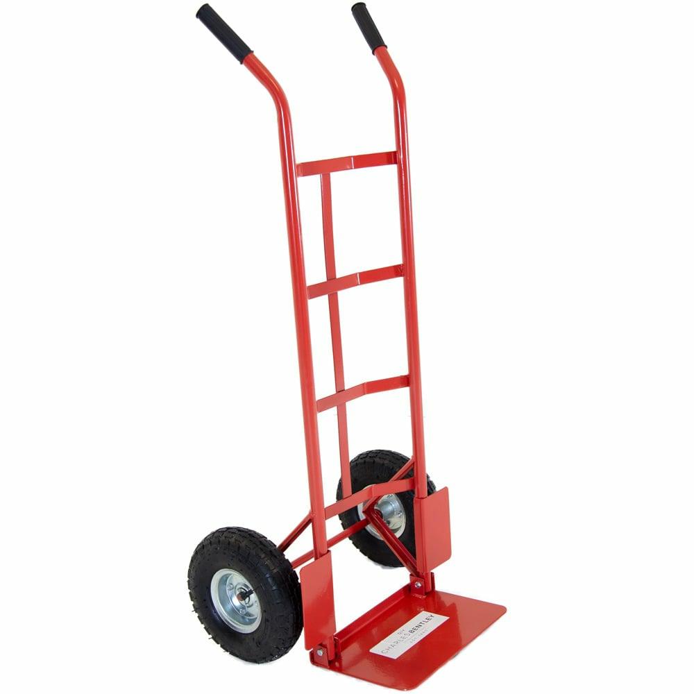 Red Folding Small Toe Plate Sack Truck 200Kg  |  Sack Trucks Other Tools & Equipment Sack Trucks