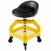 Yellow Rolling Seat Mechanic Stool With Tool Tray  |  Tool Storage Other Tools & Equipment Tool Storage